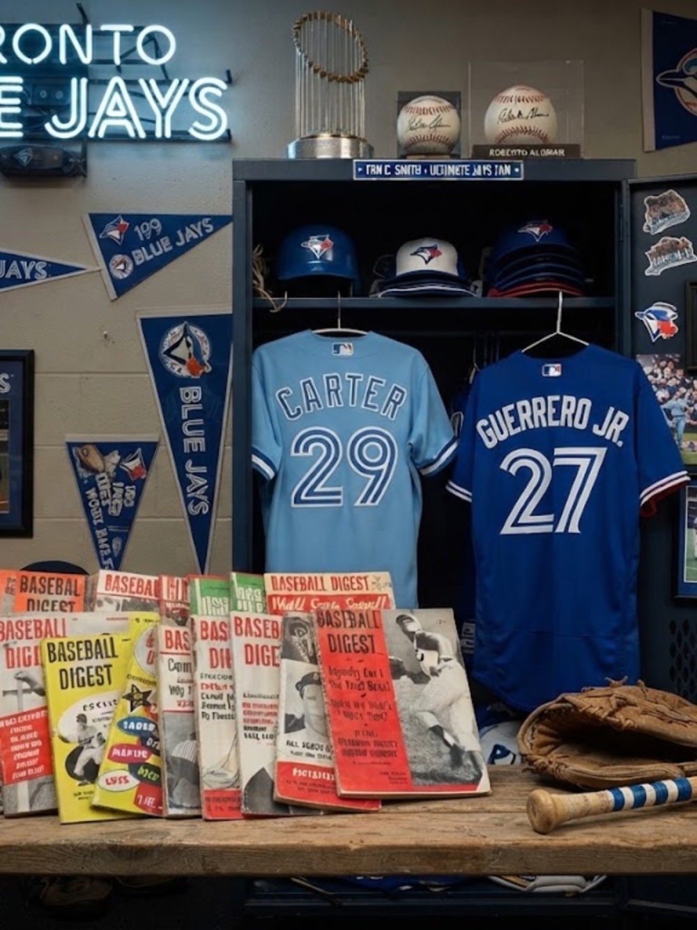 VINTAGE BASEBALL DIGESTS & MAGAZINES FROM 1952-73